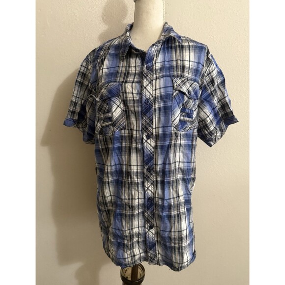 Bare Fox Men’s 2XL Short Sleeve Button Down Shirt - Picture 1 of 5